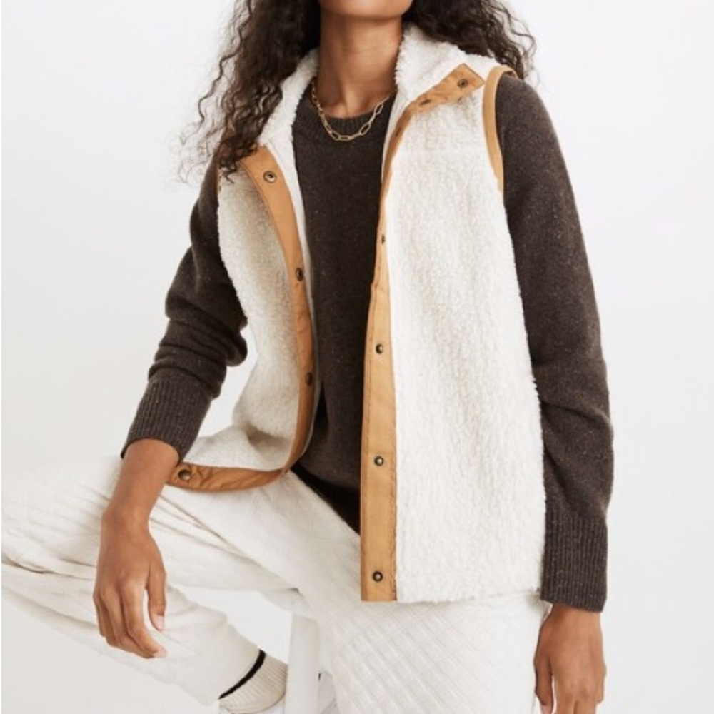 Madewell Sherpa Vest